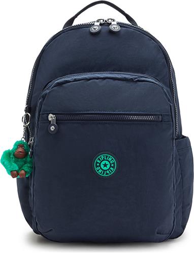 Kipling Seoul Lap 15" Rugzak Blue Green