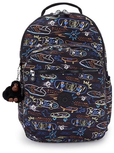 Kipling Seoul Lap 15 Rugzak Neon Skate