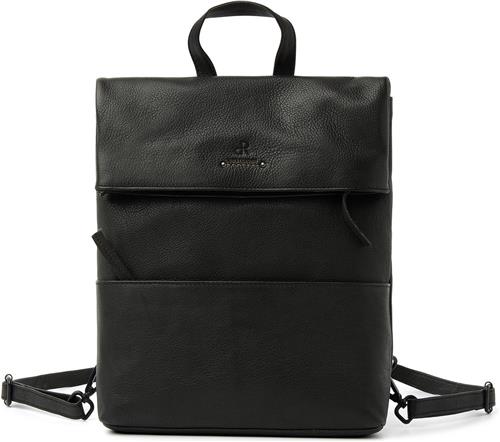 Rugtas van dR Amsterdam | Rugtas leer dames | Leren tas | Leren rugzak | Leren rugzak dames | Rugzak leer | Leren rugzakje dames | Leren rugtas heren | Leren rugzak heren | Leren rugzak laptop | Tampa - 933693 Black