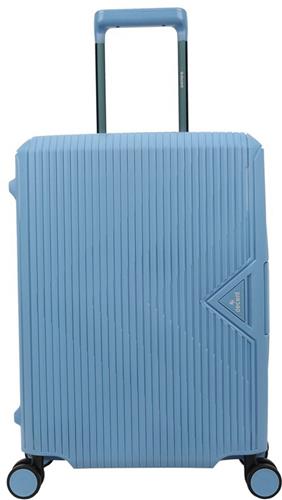 Decent Handbagage koffer / Trolley - 55 x 40 x 20 cm - Smart - Blauw