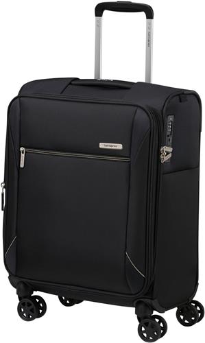 Samsonite Reiskoffer - Base Breeze spinner 55/23 handbagage uitbreidbaar - Black - 2,3 kg
