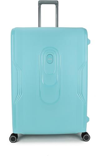 Decent Harde koffer / Trolley - 77 cm (Extra Large) - OnTour - Licht Blauw