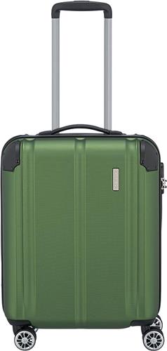 Travelite Handbagage Harde Koffer / Trolley / Reiskoffer - 55 x 40 x 20 cm - City - Groen