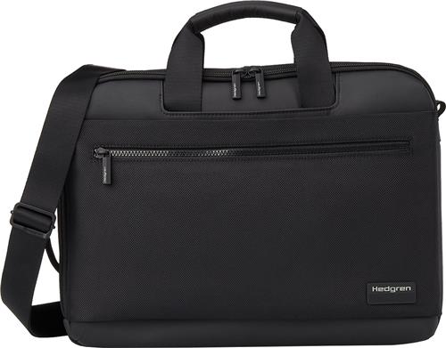 Hedgren Schoudertas Handtas met laptopvak Display 3 Way Briefcase Backpack 15,6'' RFID Black Zwart