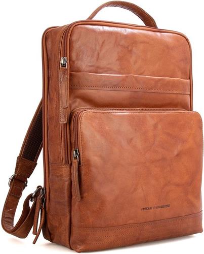 Leren Rugzak - Virginia - Brandy Cognac