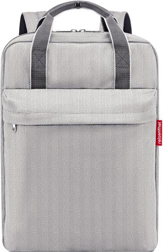 Reisenthel Allday Backpack M Rugzak - 15L - Herringbone Grey Lichtgrijs