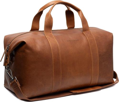 Leren Weekendtas Cognac Conor