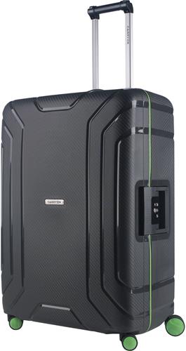CarryOn Steward TSA Reiskoffer 100 liter - Grote koffer 75cm met vaste sluiting - Donkergrijs