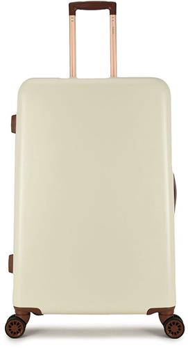 Decent Retro Koffer Groot 76 cm White