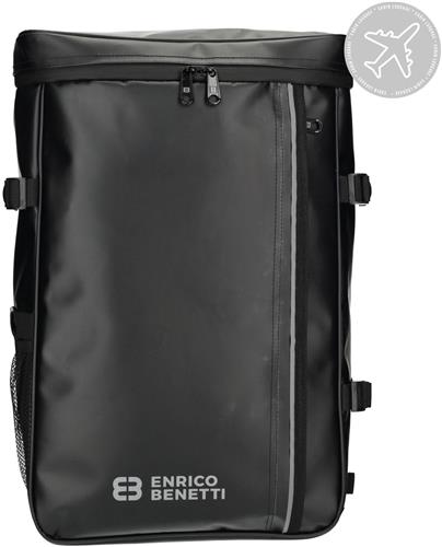 Enrico Benetti Arctic Waterproof Rugzak - 15 inch laptop, 25L - 41001 - Zwart