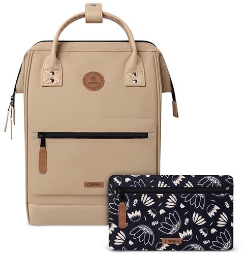 CABAIA vrije tijd rugzak rugzak met laptopvak Adventurer Waterproof Recycled Backpack 18L Fortaleza beige