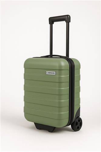 CabinMax Handbagage Trolley 24L  40x30x20 cm  Wizz Air / Ryanair  Lichtgewicht Reiskoffer  Onderstoel Formaat  Bodo Groen