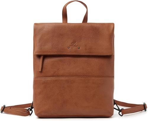 Rugtas van dR Amsterdam | Rugtas leer dames | Leren tas | Leren rugzak | Leren rugzak dames | Rugzak leer | Leren rugzakje dames | Leren rugtas heren | Leren rugzak heren | Leren rugzak laptop | Tampa - 933693 Camel