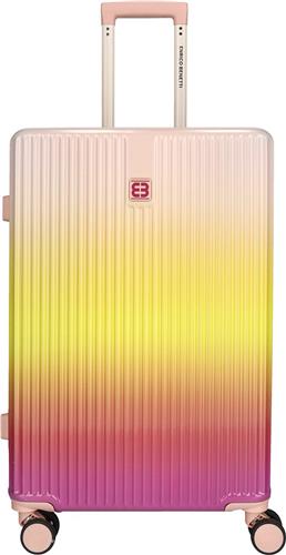 Enrico Benetti Havana Middelgrote Koffer - 65 cm - 73 liter - Expandable - TSA Slot - Fuchsia Ombré