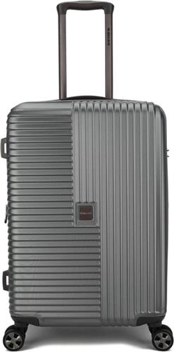 Decent Tourister Middelgrote Koffer - 66 cm - 65/80 Liter - Expandable - TSA Slot - Antraciet