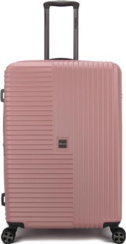 Decent Tourister Grote Koffer - 76 cm -97/118 Liter - Expandable - TSA Slot - Oudroze