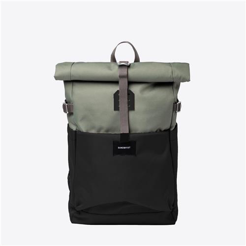 Sandqvist Ilon Multi Clover Green Rugzak SQA2163 Groen Duurzaam 13 Inch