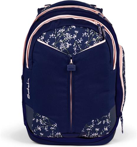 satch Schoolrugzak met laptopvak Match Bloomy Breeze Donkerblauw