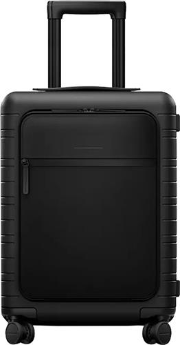 Horizn Studios met laptopvak Essential M5 Cabin Trolley All Black Zwart 55cm