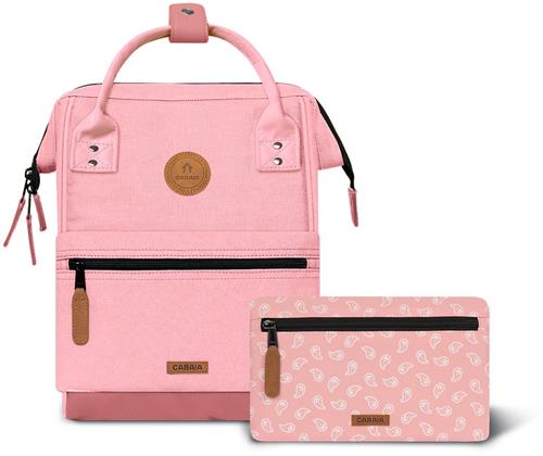 CABAIA vrije tijd rugzak rugzak met laptopvak Adventurer Denim Backpack 18L Saint Malo roze