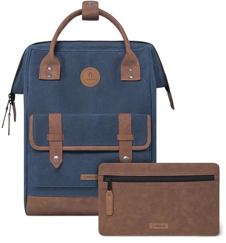 Cabaia laptoprugzak / Rugtas / Schooltas - 13 inch - Adventurer Medium - Blauw
