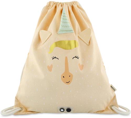 Trixie Zwemtas - Mrs. Unicorn - Gymtas voor kinderen - Waterafstotend - Turnzak met trekkoord - Voor jongens en meisjes