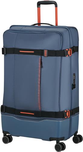 American Tourister Reiskoffer - Urban Track COATED Spinner (4wiel) L - Navy/orange - 3,6 kg