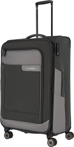 Travelite Viia 4 Wiel Trolley L Expandable Anthracite