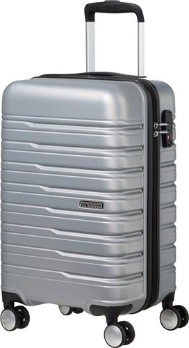 American Tourister Reiskoffer - Flashline spinner 55-35 cm - KLM handbagage - Sky silver - 34 l