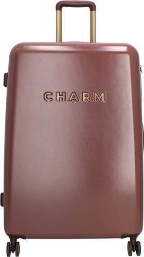 Charm London Capetown Grote Koffer - 75 cm - 95 Liter - TSA Slot - Bordeaux Rood