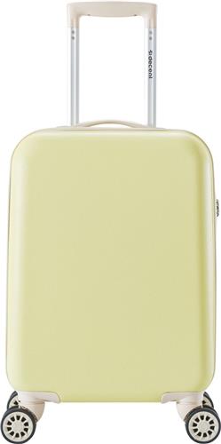 Decent Star Maxx Handbagage Koffer - 55 cm - TSA slot - Pastel Geel