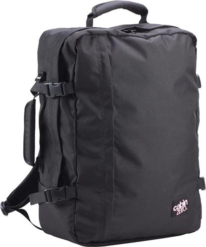 CabinZero Handbagage Reistas / Rugzak Combi - 44 Liter - Zwart