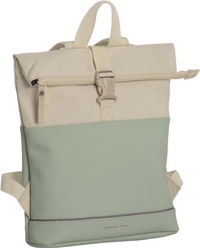 Daniel Ray Allentown Rolltop Laptop Rugzak Waterproof - Mintgroen / Beige