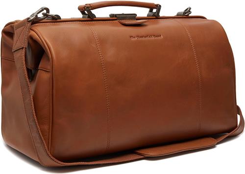 Leren Weekendtas Cognac Texel