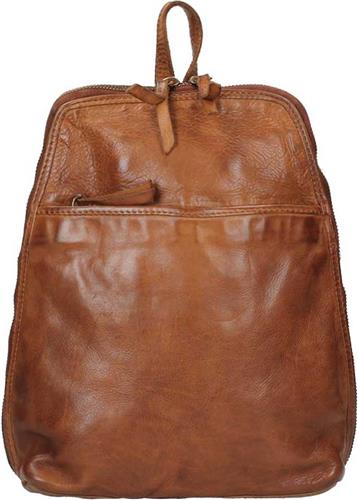 Bear Design Rugzak Cow Lavato Leer - cognac