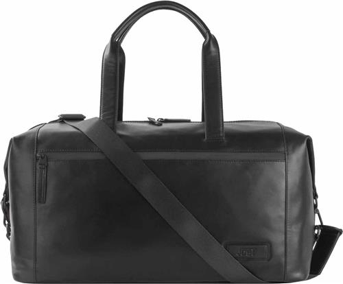 JOST Leren Reistas Aarhus Travel Bag Black Zwart
