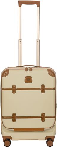BRIC'S met laptopvak Bellagio Trolley With Organizer Cream Beige 55cm