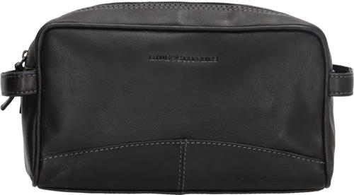 Hide & Stitches Japura Toilettas - Zwart - 100% Leer