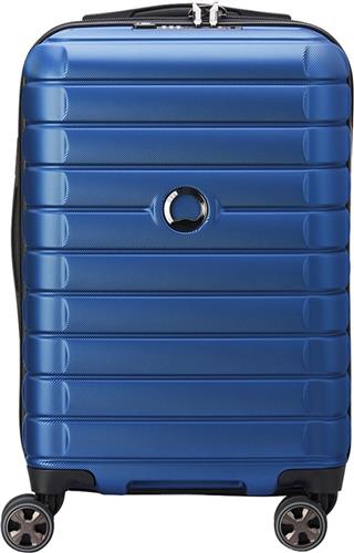 DELSEY PARIS Shadow 5.0 Expandable 4DR Cabin Trolley 55 Blue Blauw 54cm