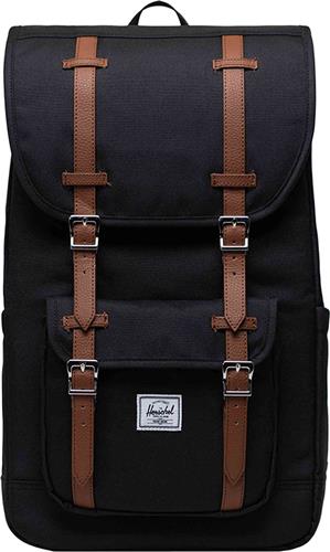 Herschel laptoprugzak / Rugtas / Schooltas - 15 inch - Little America - Zwart