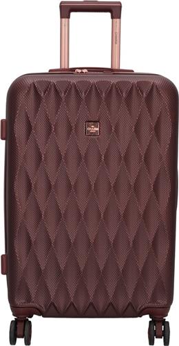 Charm London Honey Travel Middelgrote Koffer - 66 cm - 60 liter - Bordeaux Rood