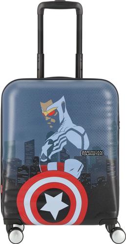 American Tourister Trolley Wavebreaker Disney Spinner 55 / 20 TSA Marvel FL Captain America City Veelkleurig