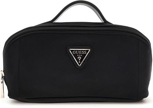 GUESS Toilettas G Wave Large Cosmetic Travel Bag Black Zwart