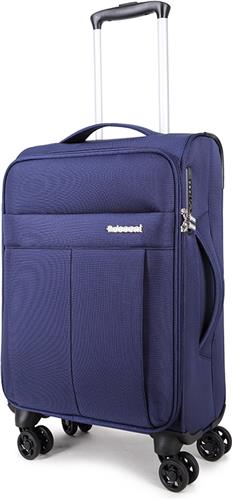 Decent D-Upright Handbagage Koffer - 55 cm - TSA slot - Donkerblauw