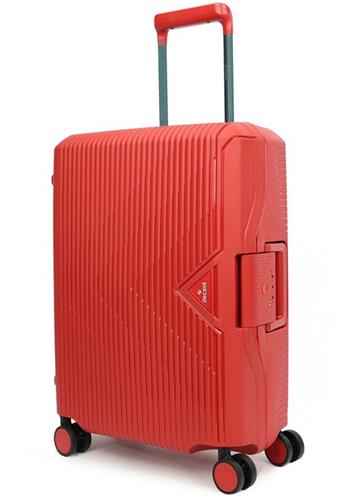 Decent Handbagage koffer / Trolley - 55 x 40 x 20 cm - Smart - Rood