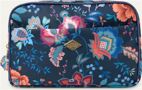 Oilily Chloe - Toilettas - Dames - Ritssluiting - Waterdicht - Blauw - One size