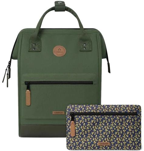 Cabaia laptoprugzak / Rugtas / Schooltas - 15 inch - Adventurer Large - Groen