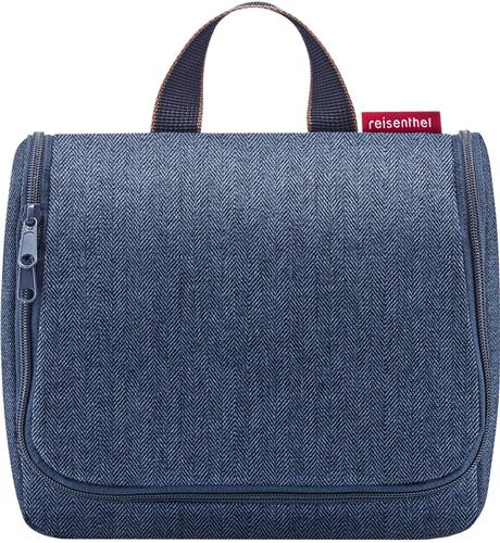 Reisenthel Toiletbag Toilettas Ophangen - 3L - Herringbone Donkerblauw