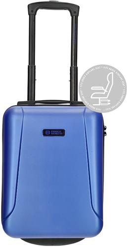 Enrico Benetti Handbagage koffer / Underseater / Trolley 40 x 28 x 20 cm - Edmonton - Blauw