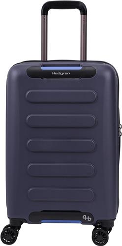 Hedgren Handbagage koffer / Trolley - 55 x 35 x 25 cm - Comby - Blauw
